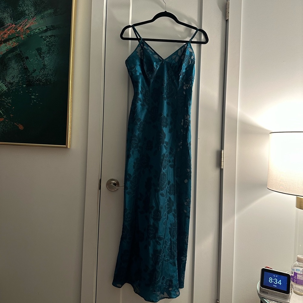 VTG Victoria’s Secret maxi slit slip gown